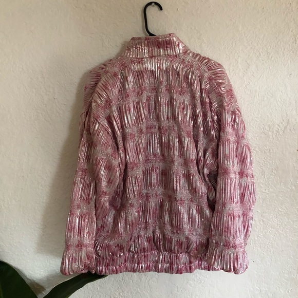 Pink vintage bomber jacket - Picture 3 of 3